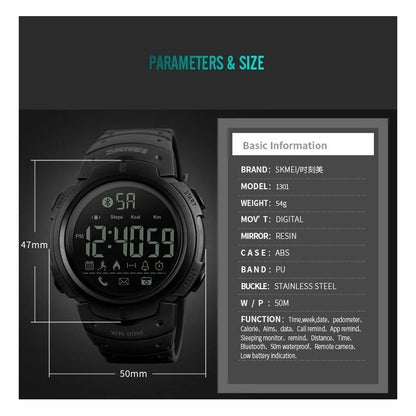 Reloj Skmei Bluetooth 1301 Regalo Perfecto Para Hombre